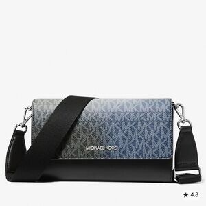 Jet Set Large Ombré Signature Logo Crossbody Bag - Brand new